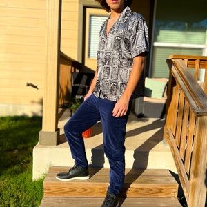 Blue Velvet Pants size 28